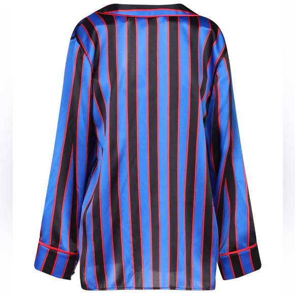 Alice + Olivia Silk Striped Top (top only) $20 - Picture 2 of 5